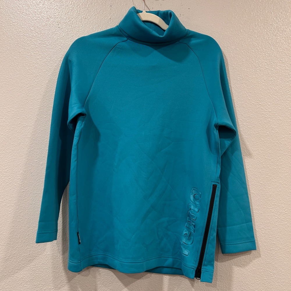 Reima Winged Funnel Neck Pullover Sweatshirt Turquoise Size 13Y 158cm